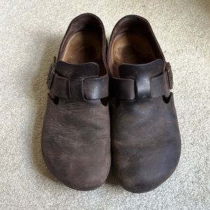 Birkenstock London in Oiled Habana Brown size 41 Medium width